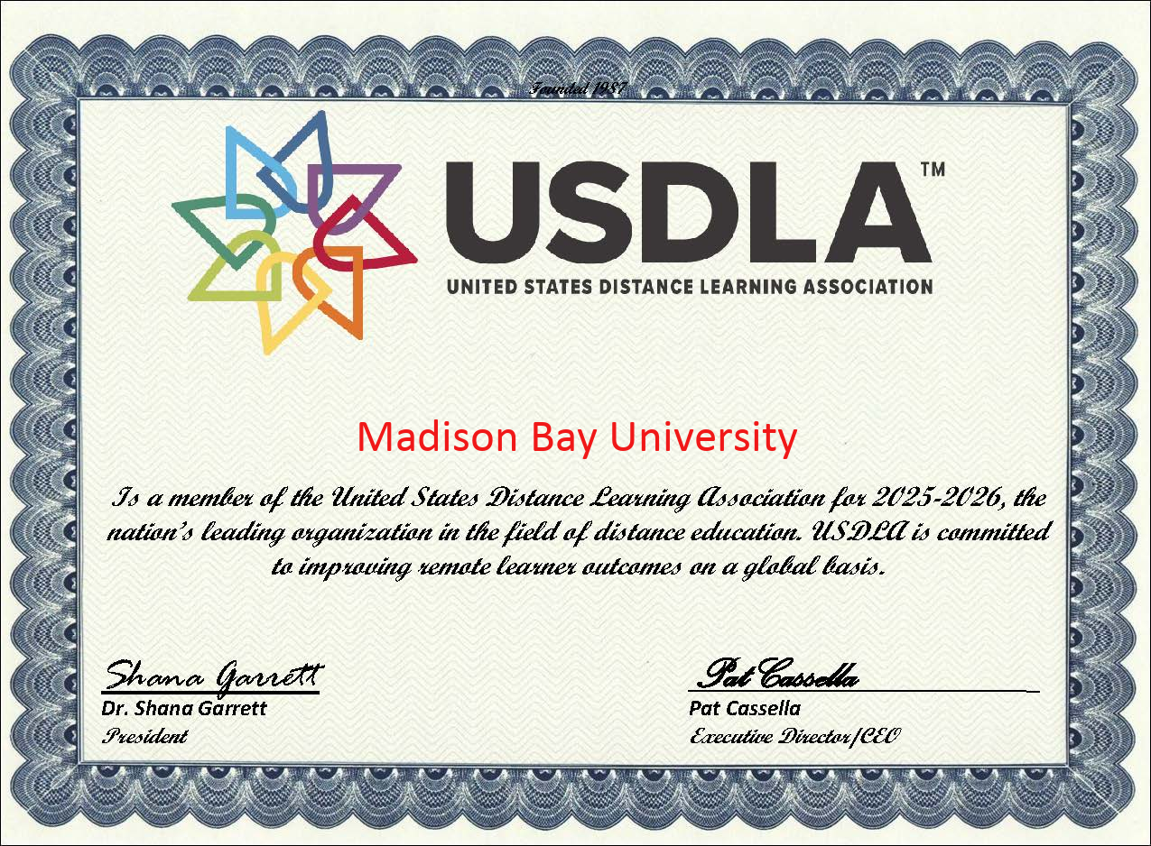 USDLA Membership Certificate
